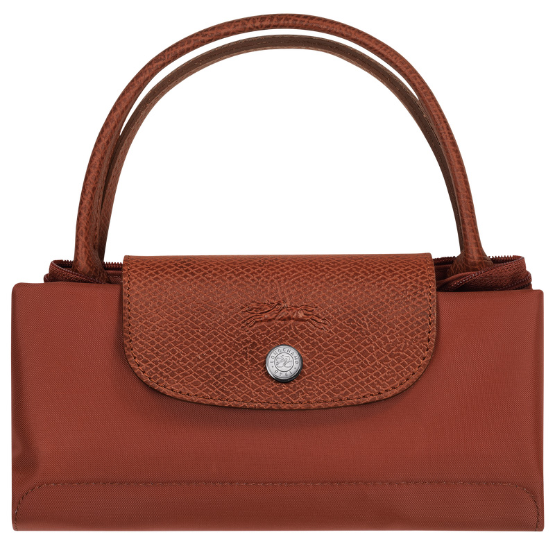 Longchamp | Le Pliage Green S Handbag Chestnut - Recycled canvas | Chestnut