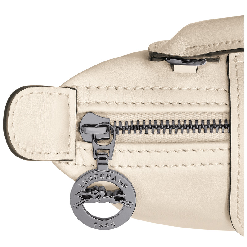 Longchamp | Le Pliage Xtra XS Pouch Ecru - Leather | Ecru