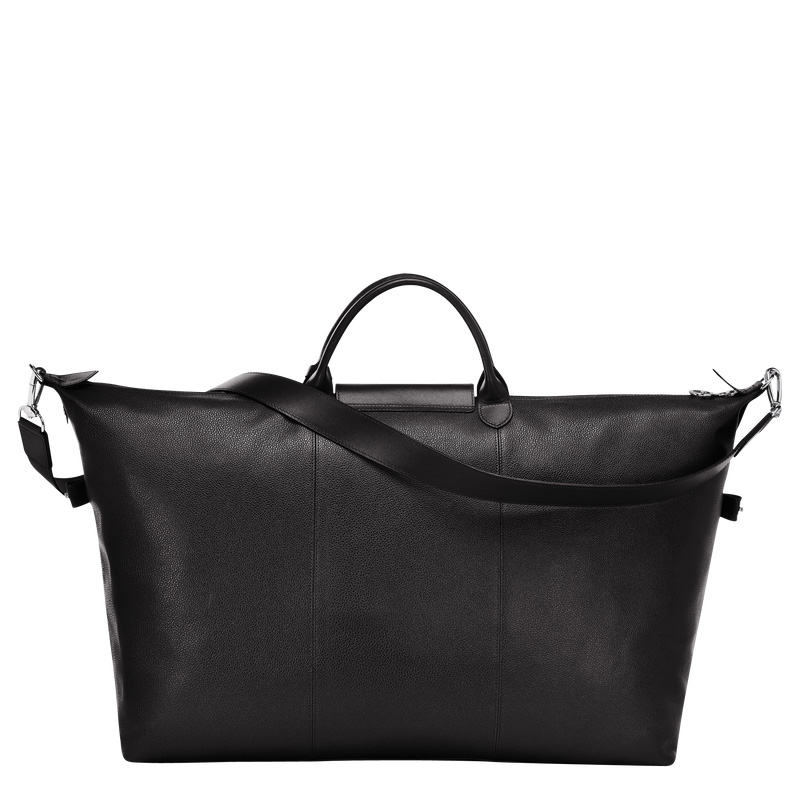 Longchamp | Le Foulonné L Travel bag Black - Leather | Black