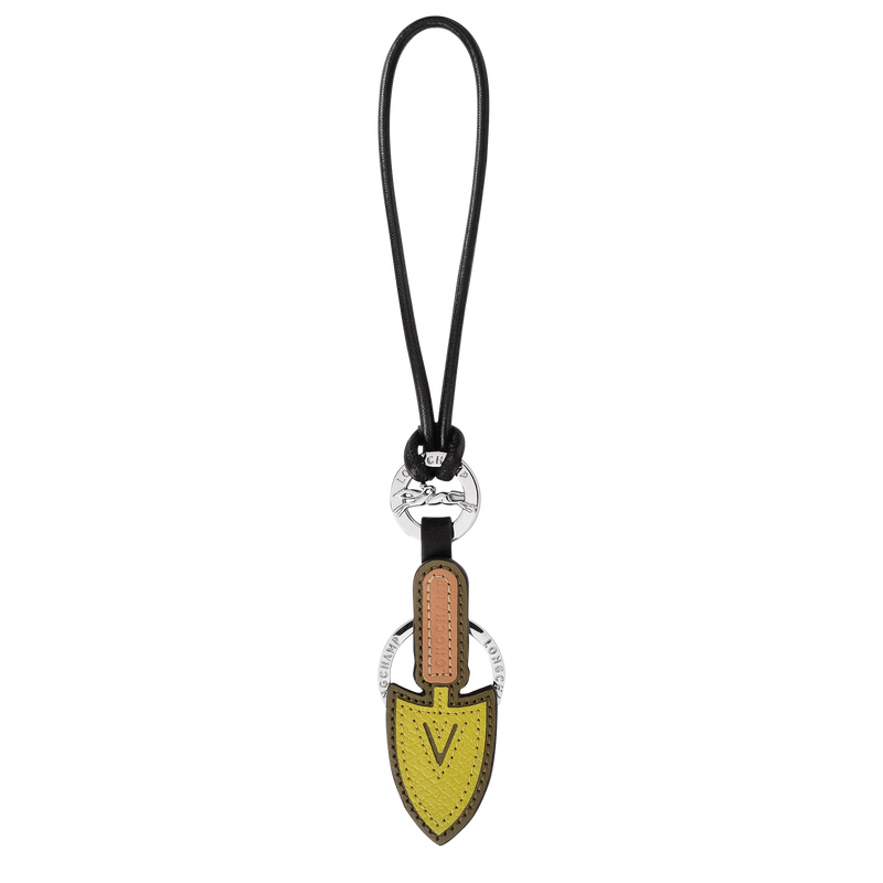 Longchamp | Longcharm Keyring Kiwi Green - Leather | Kiwi Green