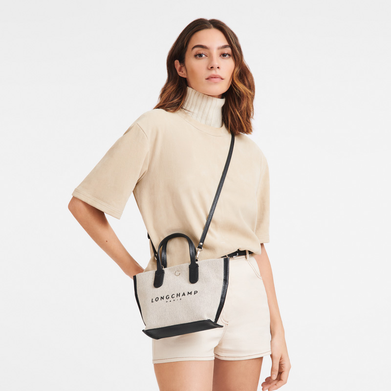 Longchamp | Essential XS Handbag Ecru - Canvas | Ecru