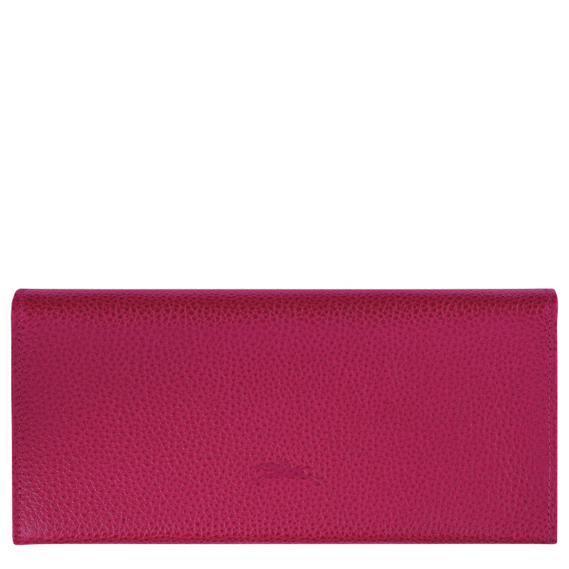 Longchamp | Le Foulonné Continental wallet Beetroot - Leather | Beetroot