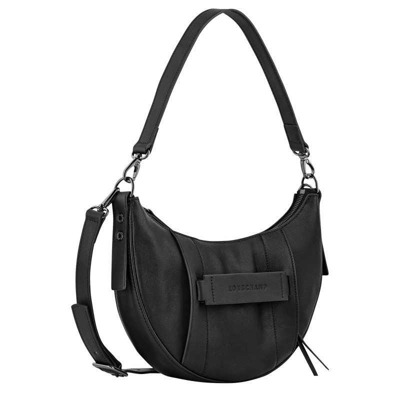 Longchamp | 3D S Crossbody bag Black - Leather | Black