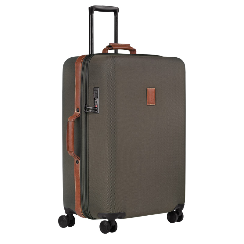 Longchamp | Boxford L Suitcase Brown - Recycled canvas | Brown