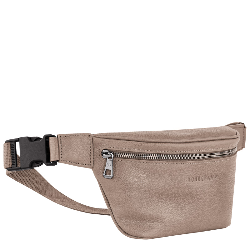 Longchamp | Le Foulonné M Belt bag Turtledove - Leather | Turtledove
