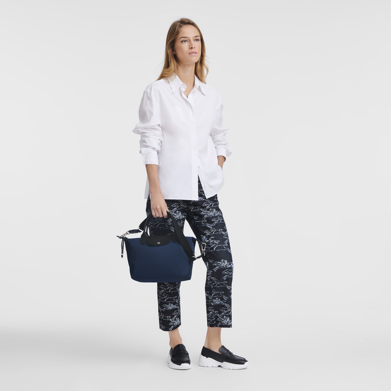 Longchamp | Le Pliage Energy S Handbag Navy - Recycled canvas | Navy