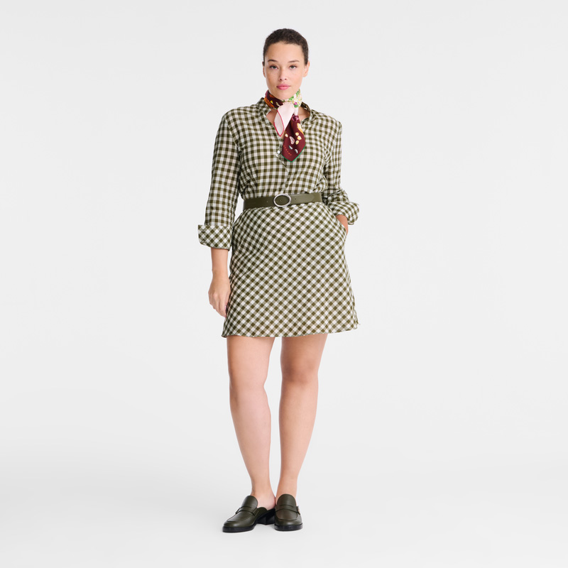 Longchamp | Dress Artichoke - Vichy jacquard | Artichoke