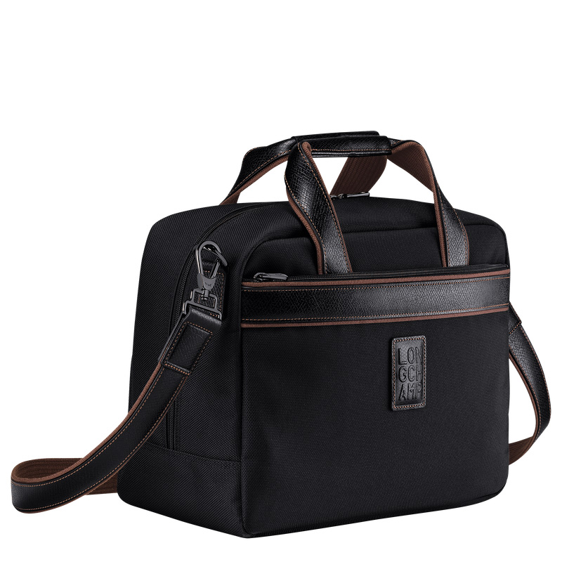 Longchamp | Boxford S Travel bag Black - Recycled canvas | Black