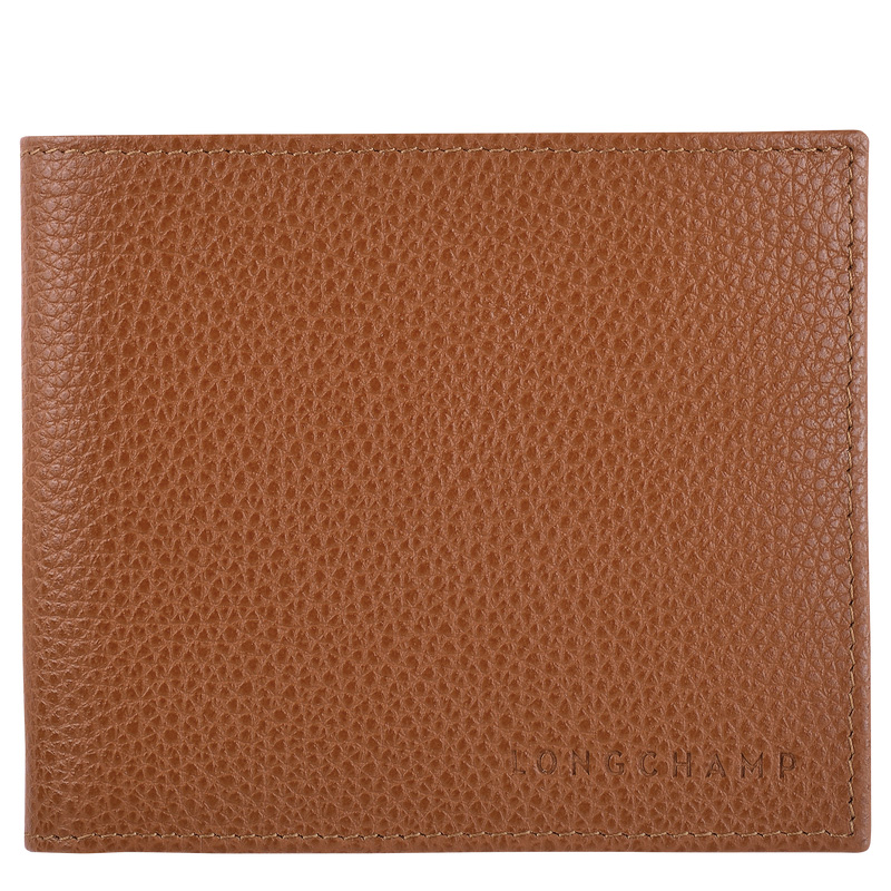 Longchamp | Le Foulonné Wallet Caramel - Leather | Caramel