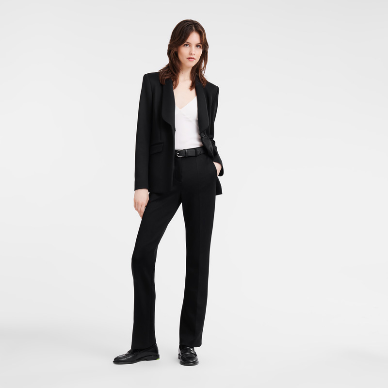 Longchamp | Trousers Black - Jersey | Black