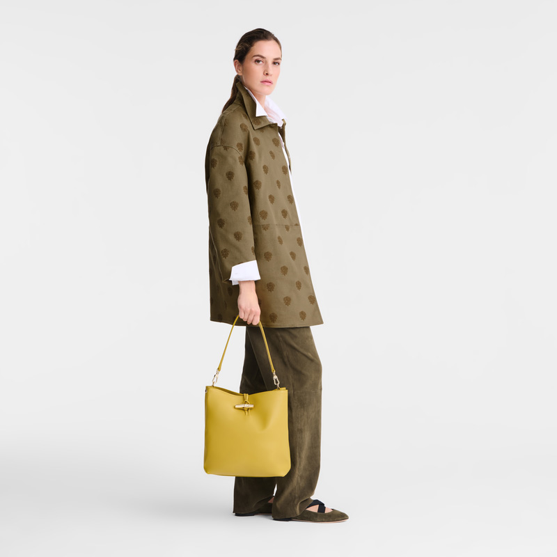 Longchamp | Le Roseau M Hobo bag Ginger - Leather | Ginger