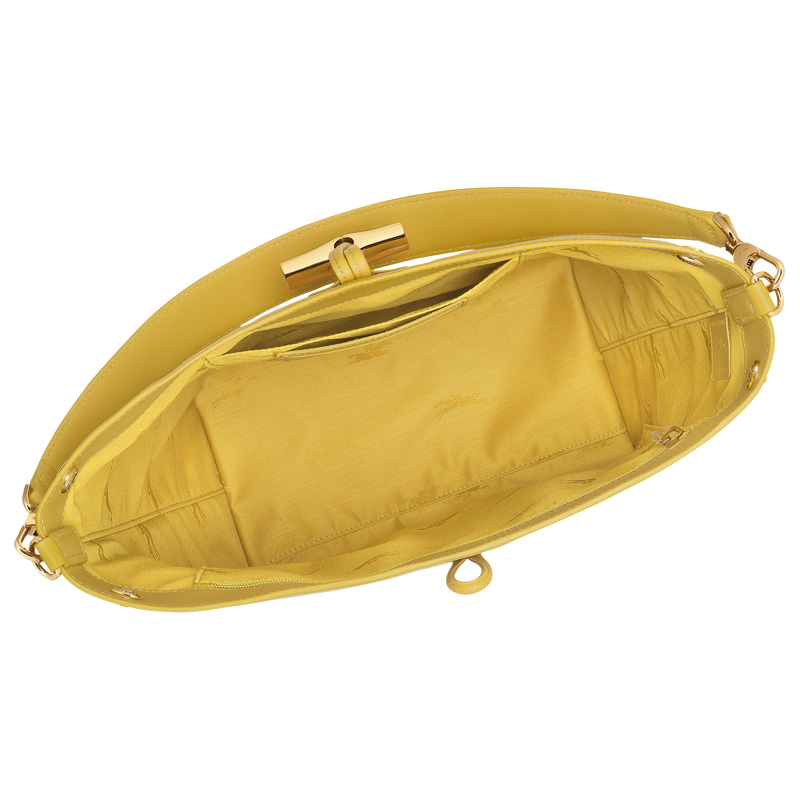Longchamp | Le Roseau M Hobo bag Ginger - Leather | Ginger