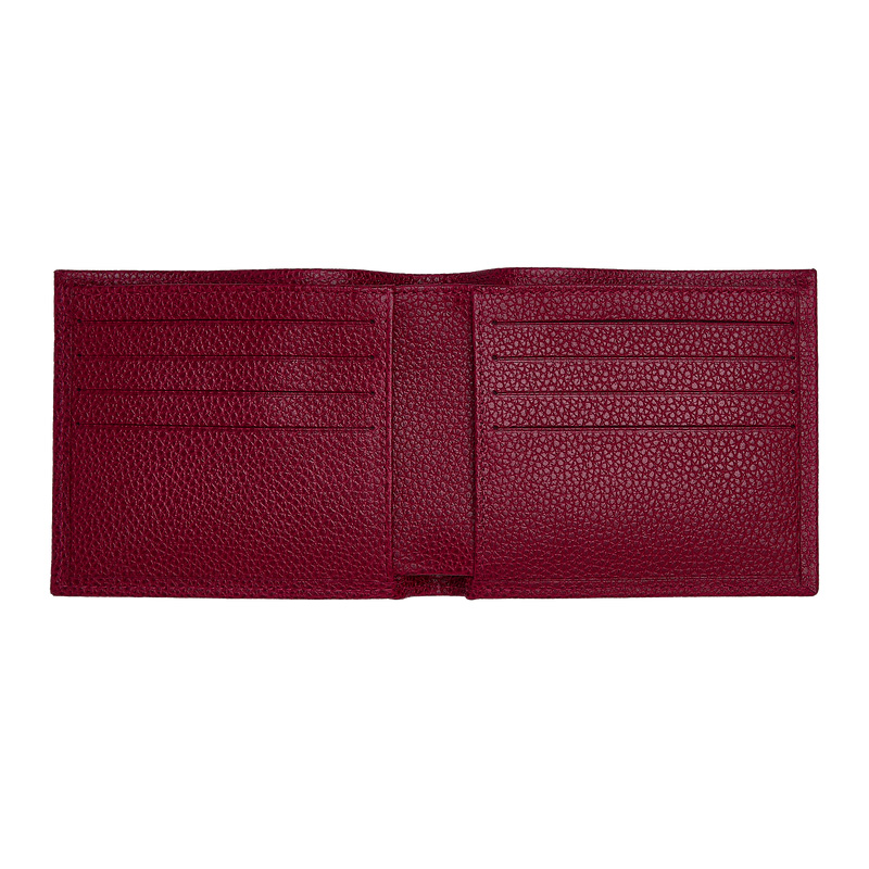 Longchamp | Le Foulonné Wallet Beetroot - Leather | Beetroot