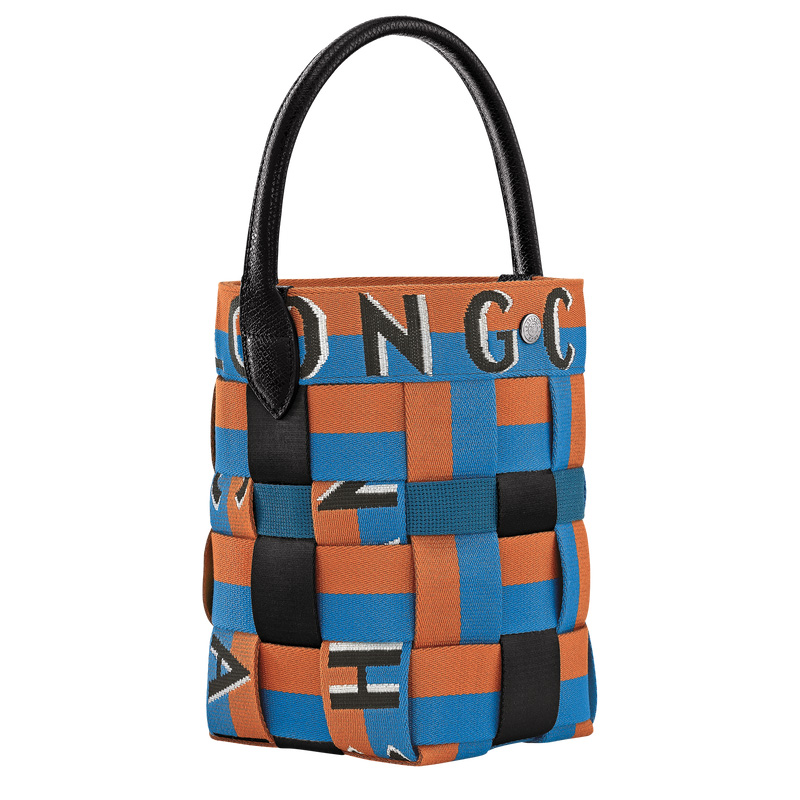 Longchamp | Re-Play XS Bucket bag Cedar/Walnut - Canvas | Cedar/Walnut