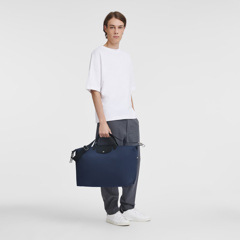 Longchamp | Le Pliage Energy L Travel bag Navy - Recycled canvas | Navy