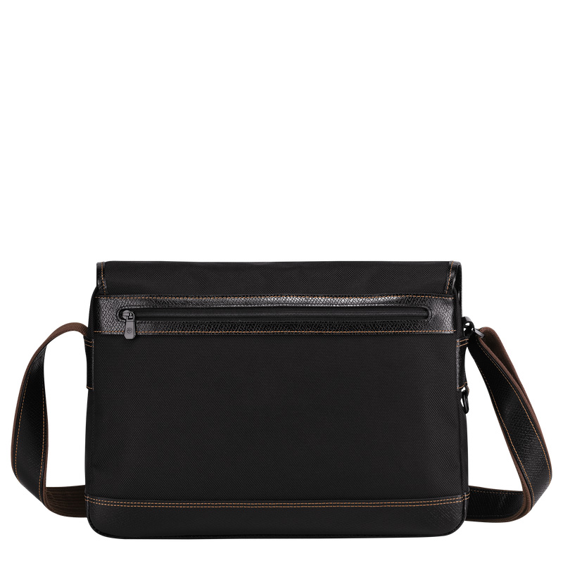 Longchamp | Boxford L Crossbody bag Black - Recycled canvas | Black