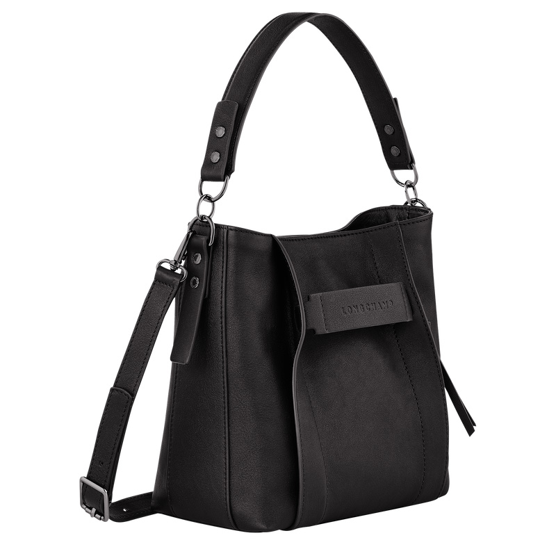 Longchamp | 3D S Crossbody bag Black - Leather | Black