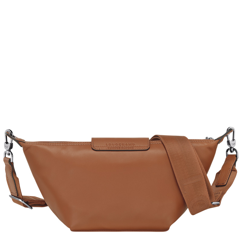 Longchamp | Le Pliage Xtra XS Crossbody bag Cognac - Leather | Cognac