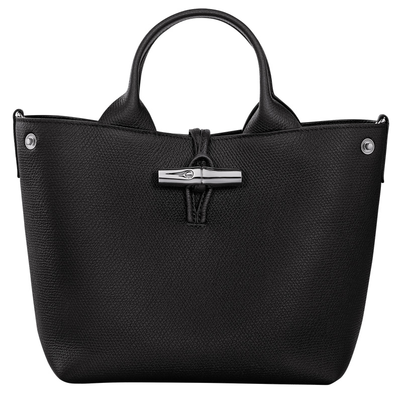 Longchamp | Le Roseau S Handbag Black - Leather | Black