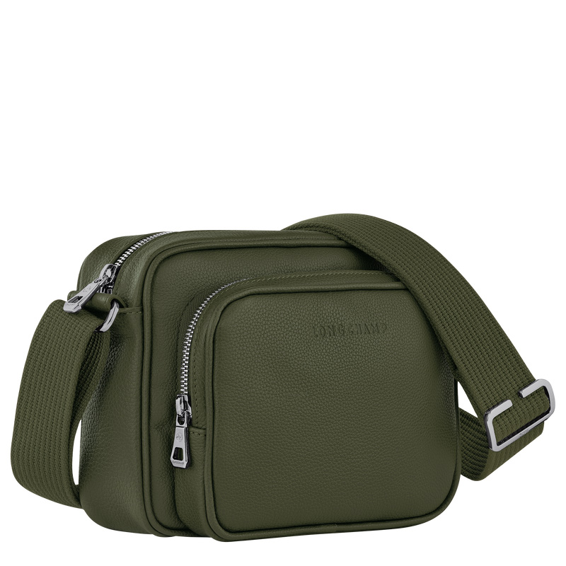 Longchamp | Le Foulonné S Camera bag Khaki - Leather | Khaki