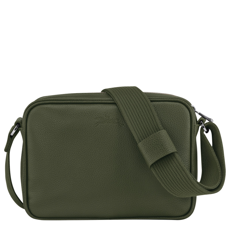 Longchamp | Le Foulonné S Camera bag Khaki - Leather | Khaki