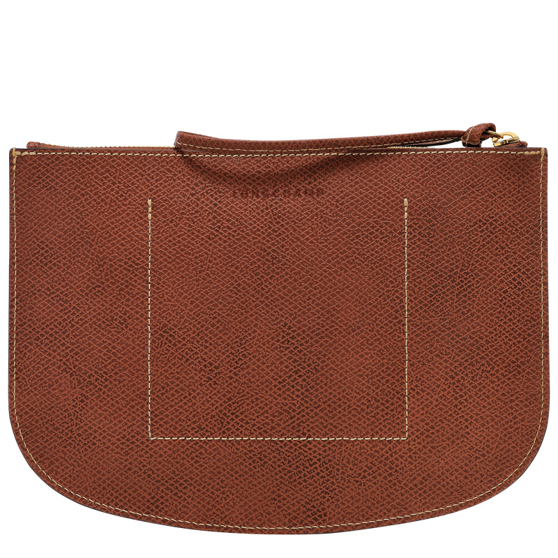 Longchamp | Épure Pouch Brown - Leather | Brown