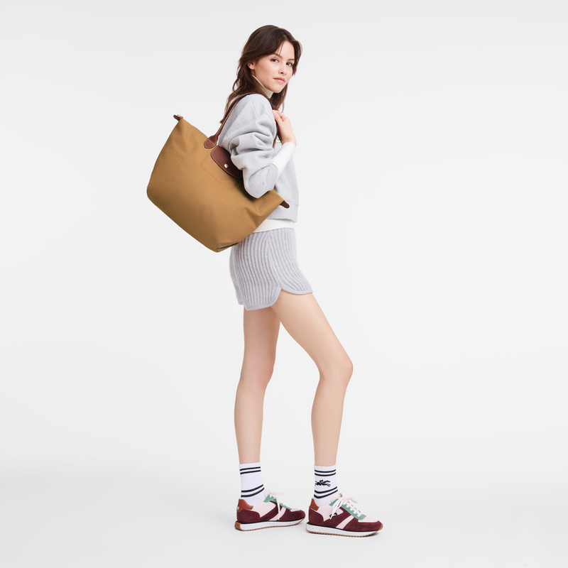 Longchamp | Le Pliage Original L Tote bag Fawn - Recycled canvas | Fawn