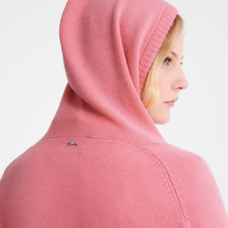 Longchamp | Hoodie jumper Marshmallow - Knit | Marshmallow