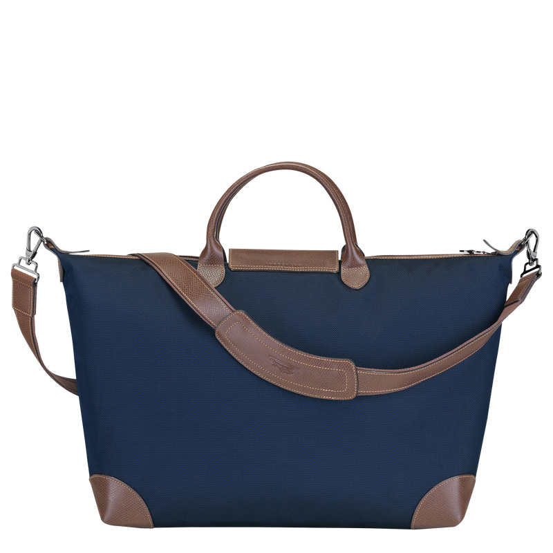 Longchamp | Boxford L Travel bag Blue - Recycled canvas | Blue