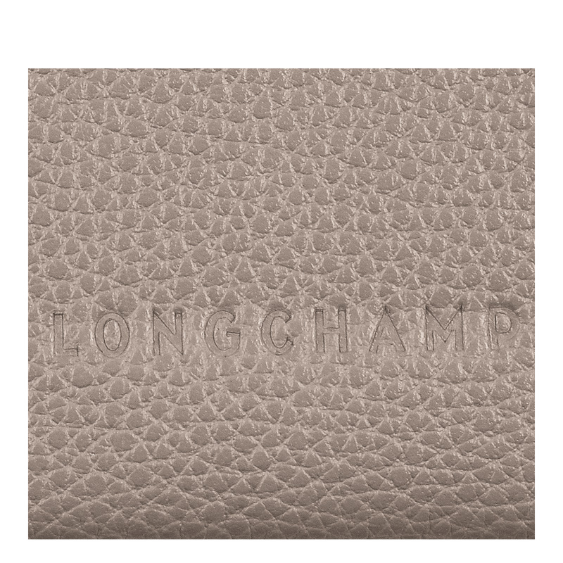 Longchamp | Le Foulonné Card holder Turtledove - Leather | Turtledove