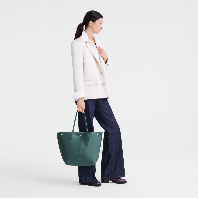 Longchamp | Essential L Tote bag Cedar - Leather | Cedar