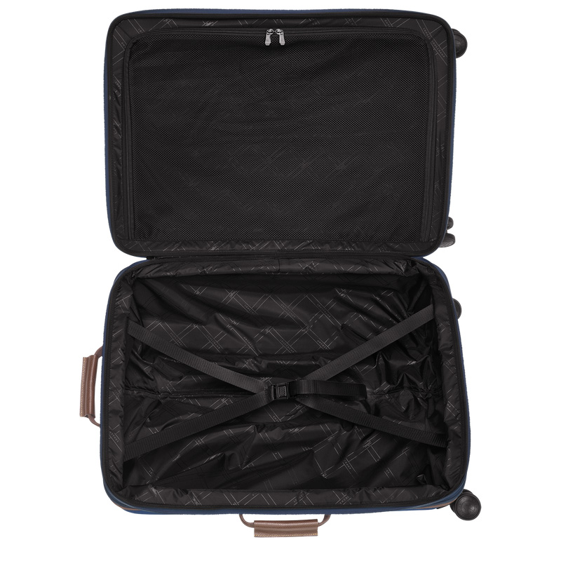 Longchamp | Boxford L Suitcase Blue - Recycled canvas | Blue
