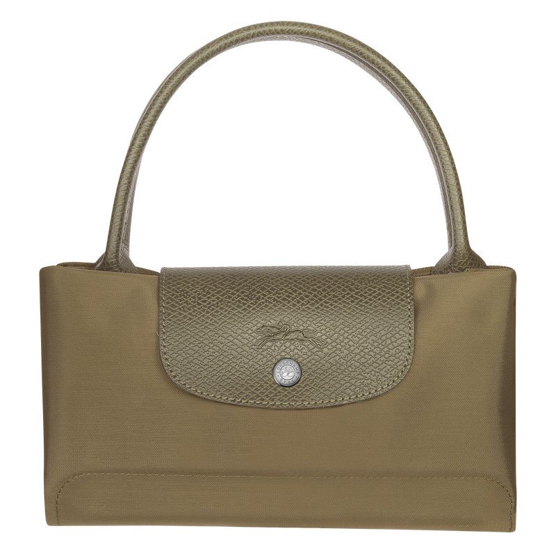 Longchamp | Le Pliage Green M Handbag Artichoke - Recycled canvas | Artichoke