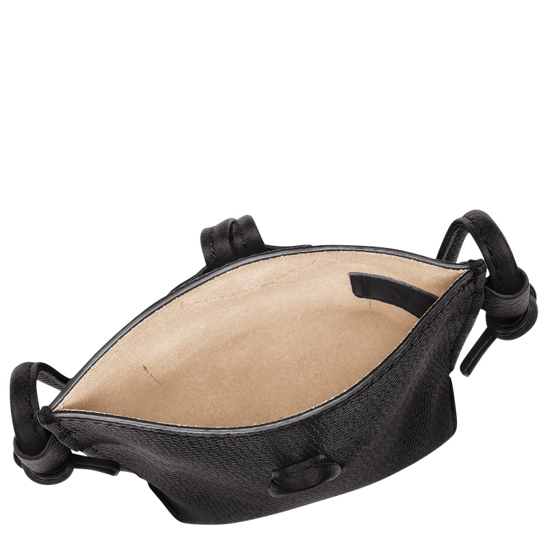 Longchamp | Le Roseau Phone case Black - Leather | Black
