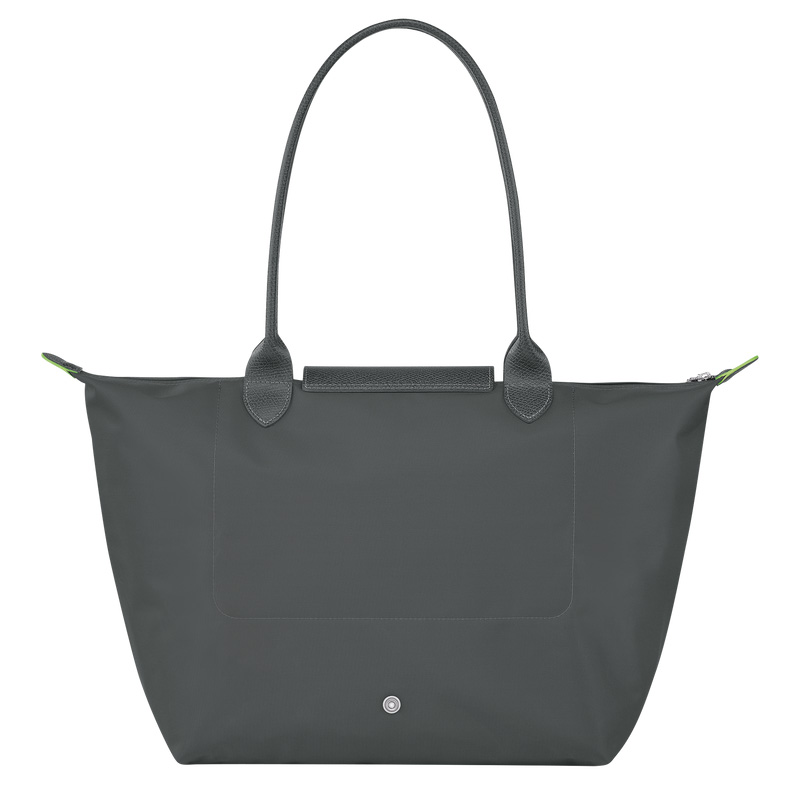 Longchamp | Le Pliage Green L Tote bag Graphite - Recycled canvas | Graphite