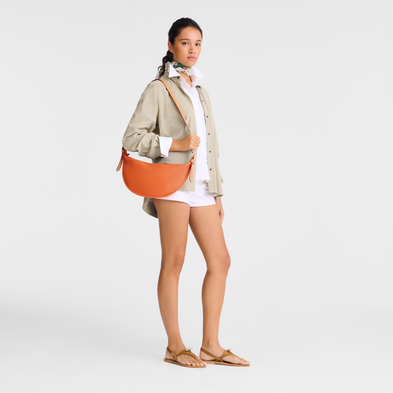 Longchamp | Smoothie M Crossbody bag Orange - Leather | Orange