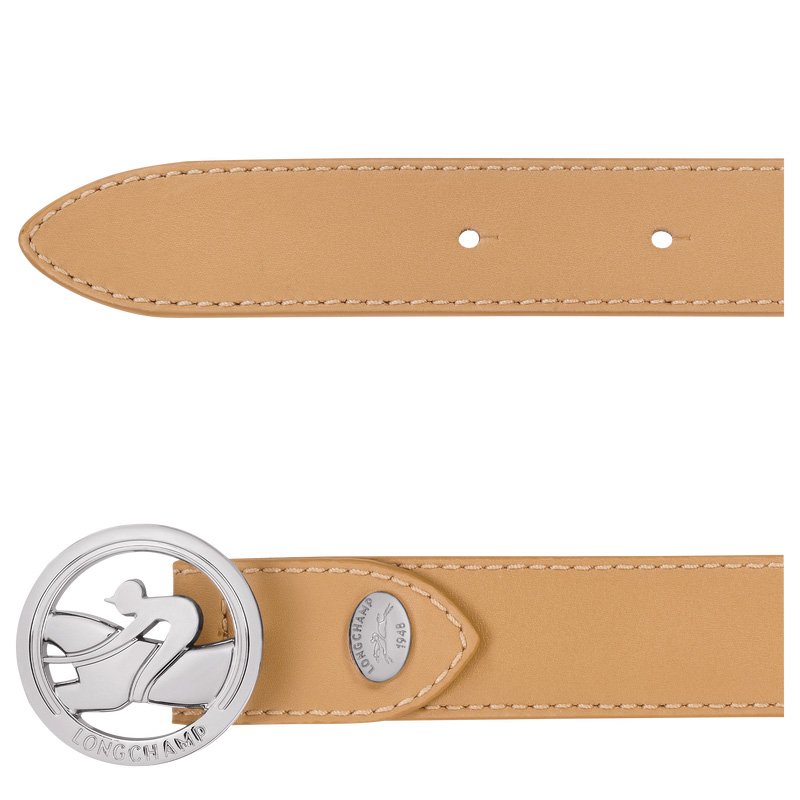Longchamp | La Médaille Ladies' belt Seed - Leather | Seed
