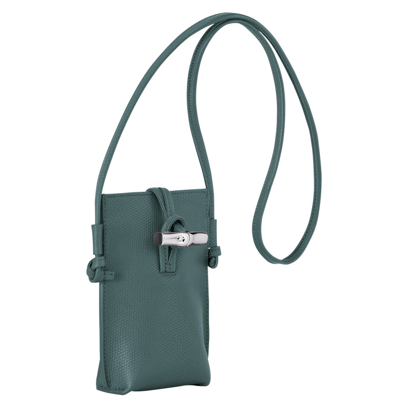 Longchamp | Le Roseau Phone case Cedar - Leather | Cedar