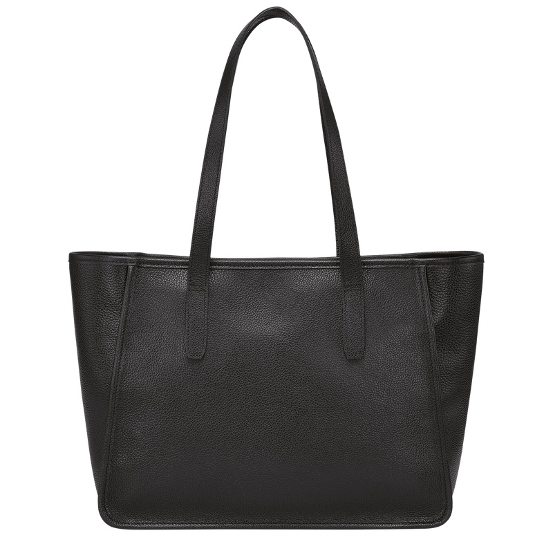 Longchamp | Le Foulonné L Tote bag Black - Leather | Black