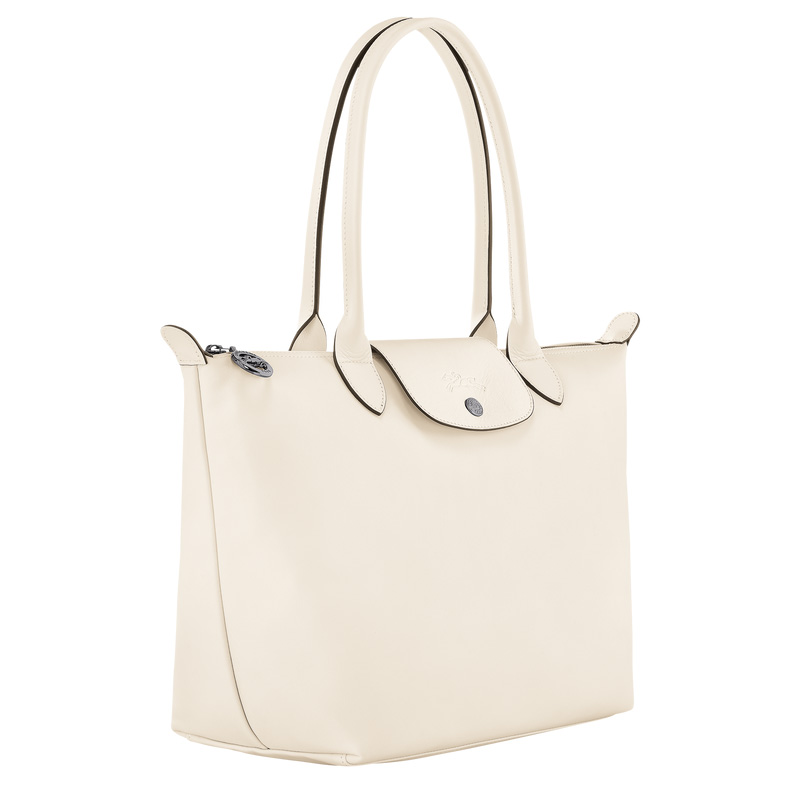 Longchamp | Le Pliage Xtra M Tote bag Ecru - Leather | Ecru