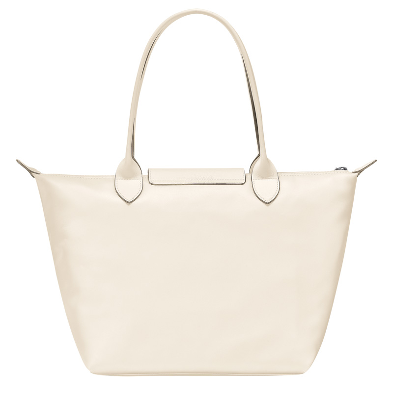 Longchamp | Le Pliage Xtra M Tote bag Ecru - Leather | Ecru