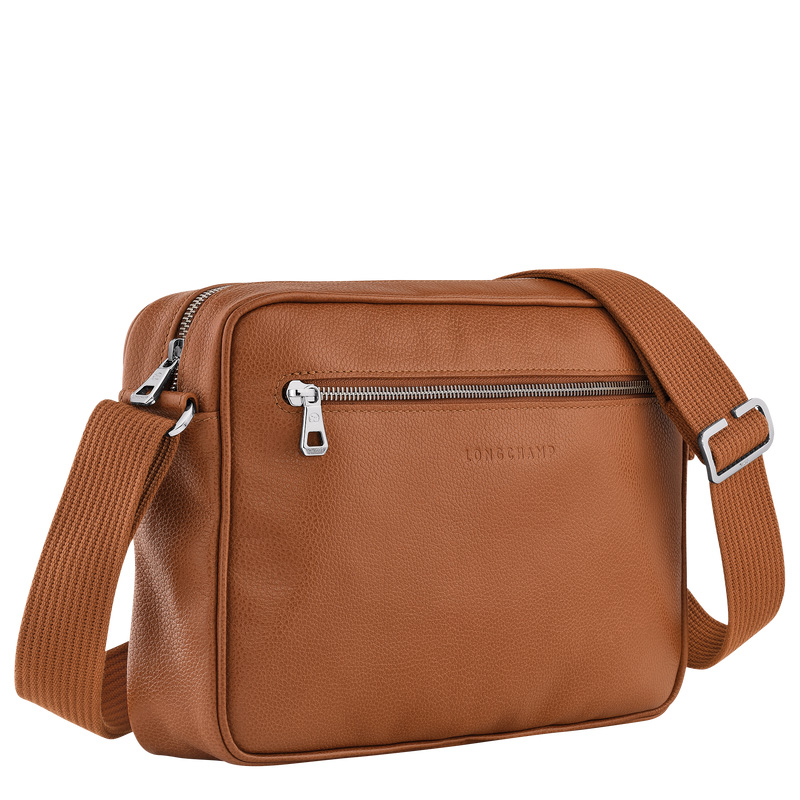 Longchamp | Le Foulonné M Camera bag Caramel - Leather | Caramel