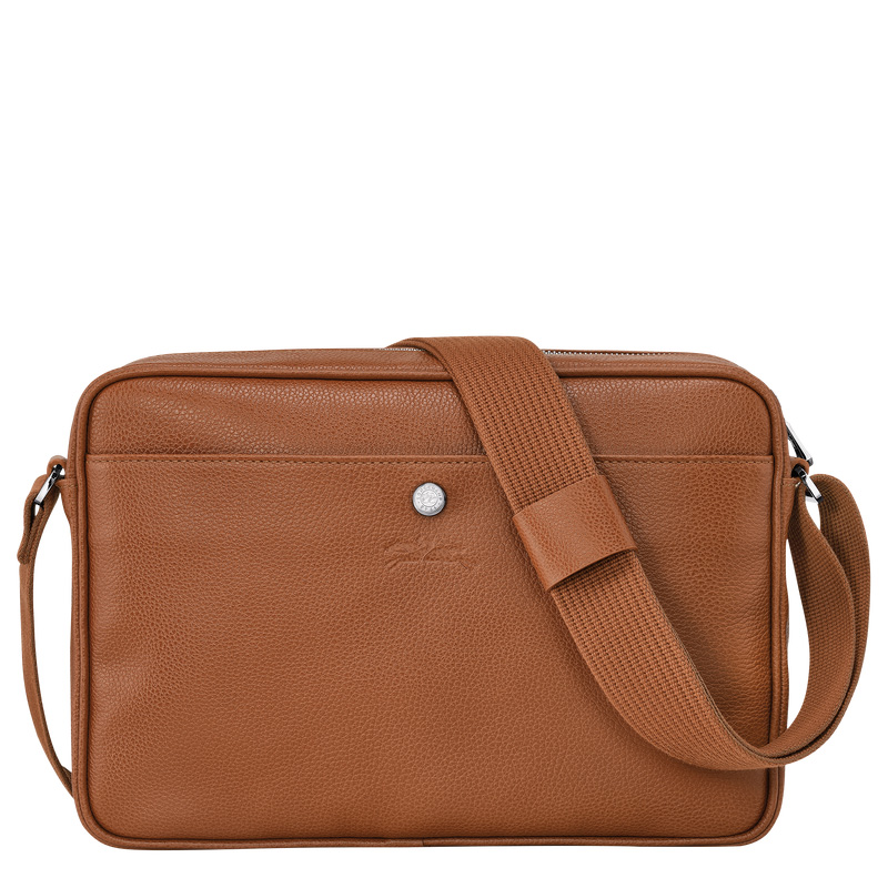 Longchamp | Le Foulonné M Camera bag Caramel - Leather | Caramel