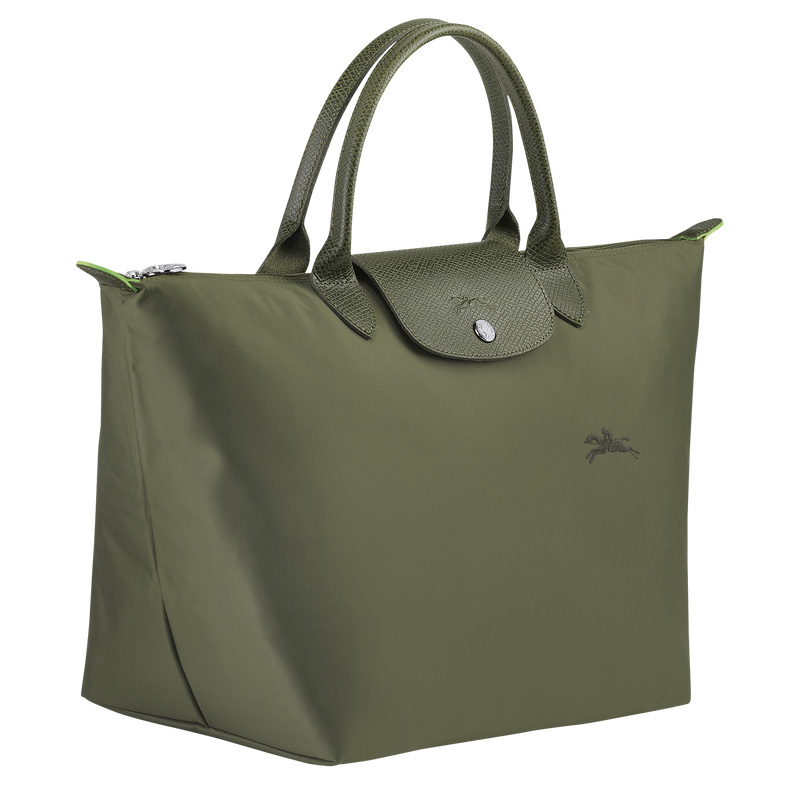 Longchamp | Le Pliage Green M Handbag Forest - Recycled canvas | Forest