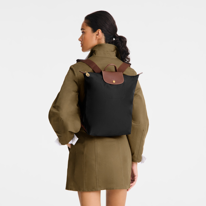 Longchamp | Le Pliage Original M Backpack Black - Canvas | Black