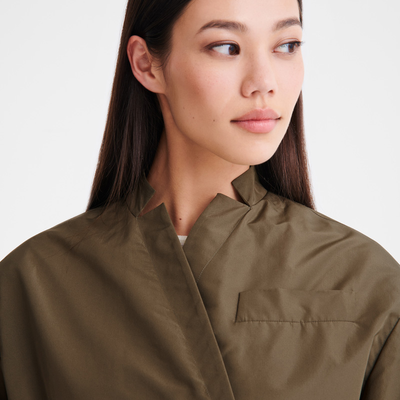 Longchamp | Kimono jacket Artichoke - Technical taffeta | Artichoke
