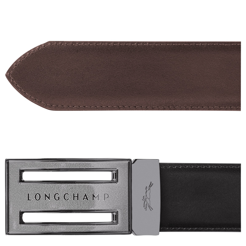 Longchamp | Delta Box Black/Mocha - Leather | Black/Mocha
