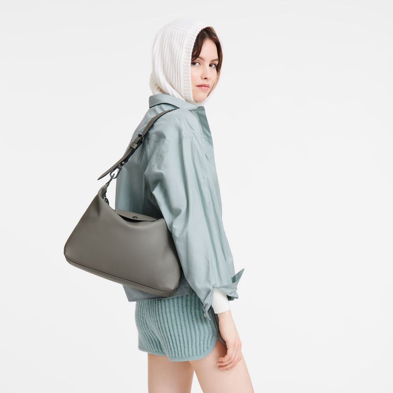 Longchamp | Le Pliage Xtra M Hobo bag Turtledove - Leather | Turtledove