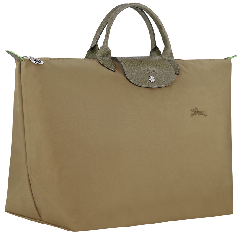 Longchamp | Le Pliage Green L Travel bag Artichoke - Recycled canvas | Artichoke
