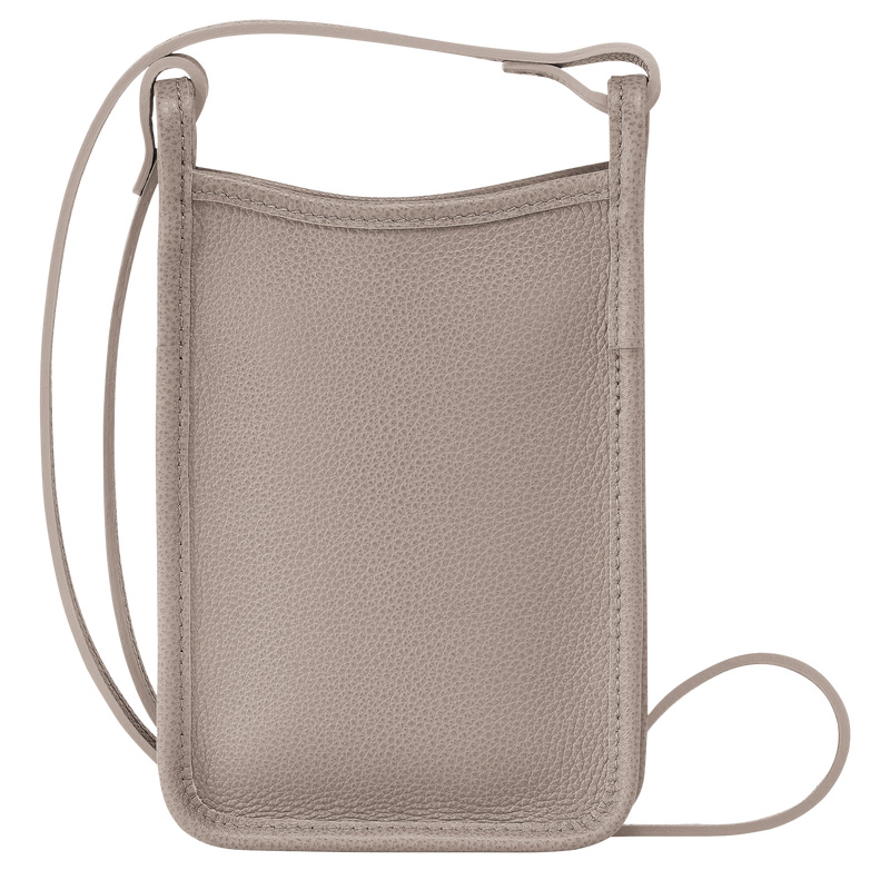 Longchamp | Le Foulonné Phone case Turtledove - Leather | Turtledove
